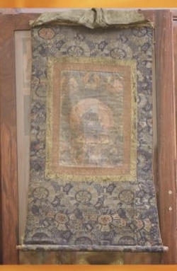 距今800余年大黑天玛哈嘎拉唐卡