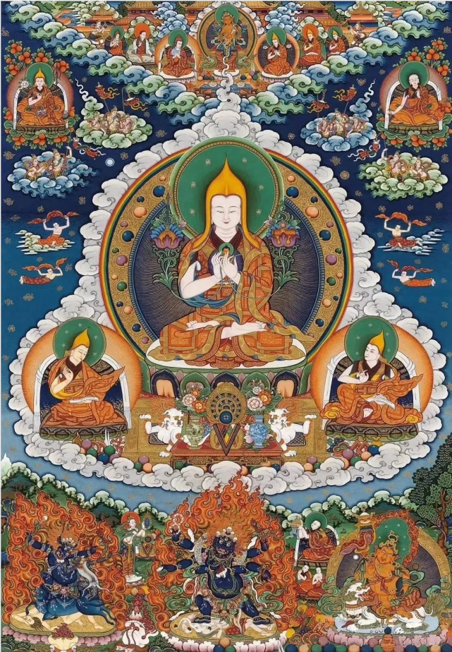 燃灯节|纪念宗喀巴大师圆寂日(图2) 燃灯节|纪念宗喀巴大师圆寂日(图2)